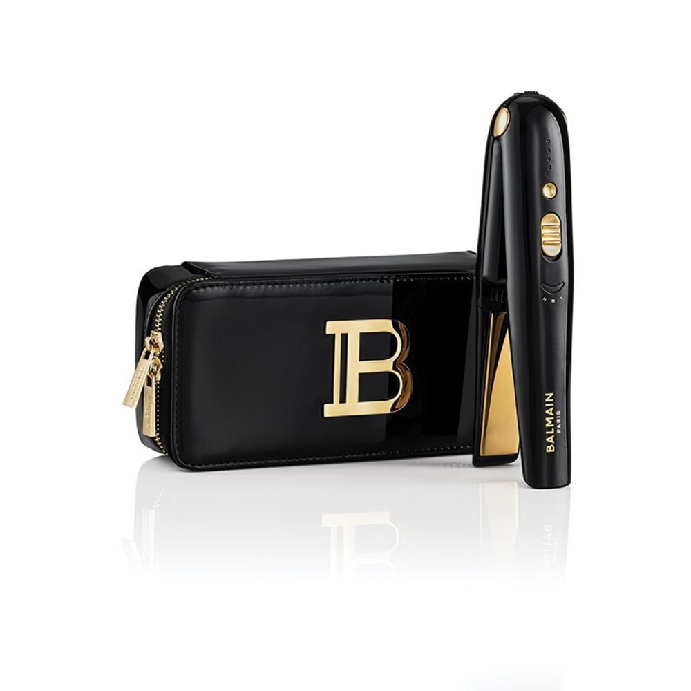 🚫SOLD🚫 Balmain Cordless Hair Straightener Black Gold Limited Edition